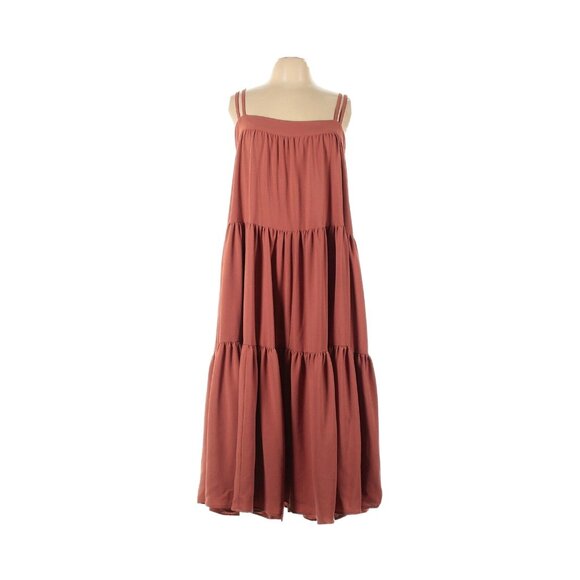 NWT Christy Dawn The Lulu in Thulian Tiered Prairie Maxi Tank Dress L - Picture 5 of 9